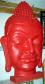 Buddhakopf Wandrelief rot 180cm