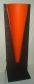 Vase Holz / Resin orange 140cm