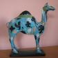 Kamel / Dromedar Metall blau