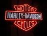 Neon Sign Leuchtreklame Harley Davidson