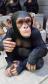 Schimpanse sitzend 50cm 